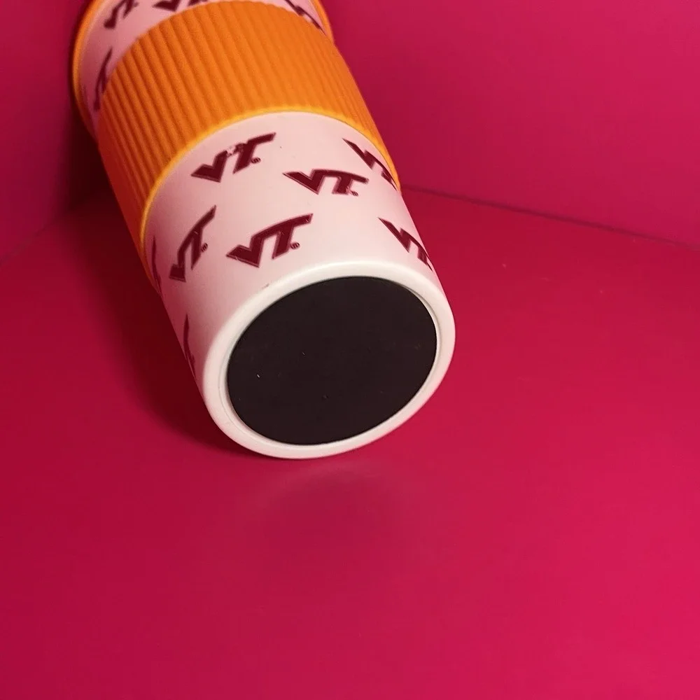 VA‎ Tech VT Tumbler Travel Cup Coffee Mug With Lid & Gripper
